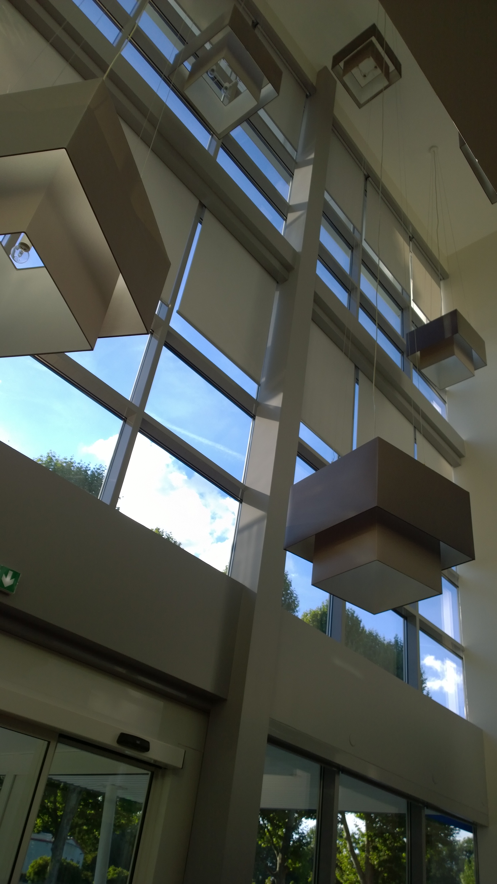 siege social bureaux 3D verre bardage métallique mur rideau