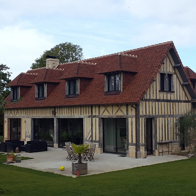 CONSTRUCTION D&rsquo;UNE MAISON A&nbsp;TOUQUES