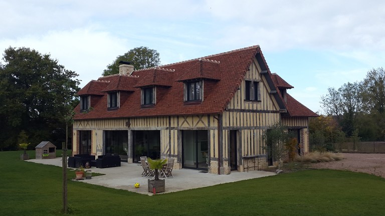 branellec bataille architecte construction maison colombages pays d'auge touques