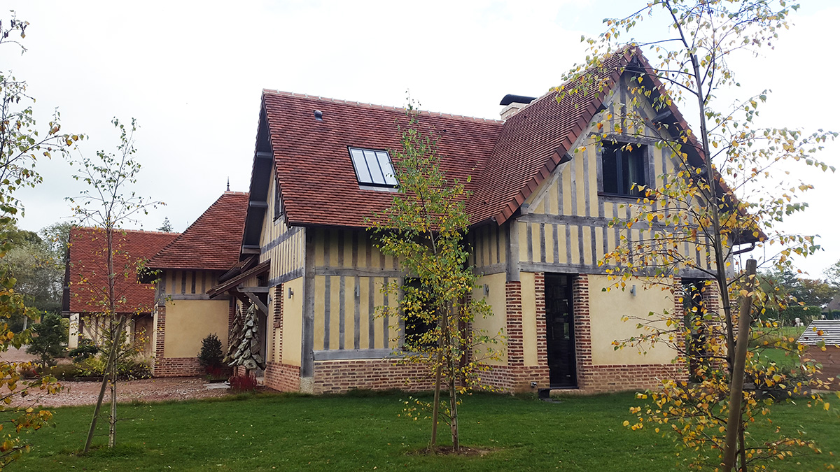 branellec bataille architecte construction maison colombages pays d'auge touques