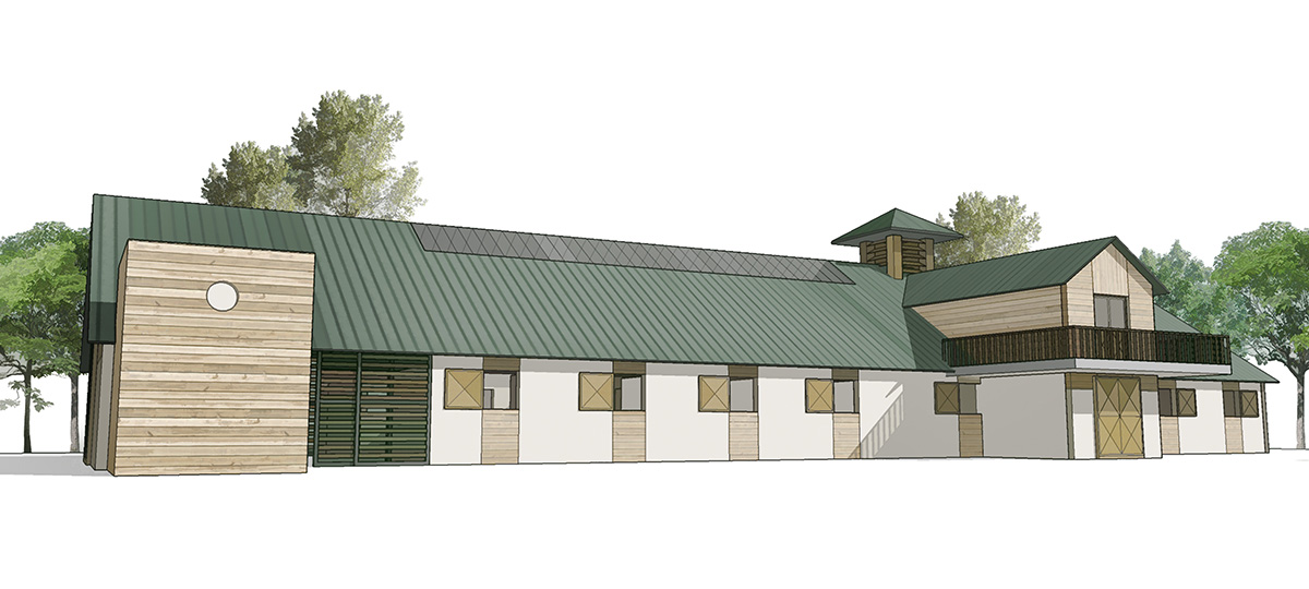 branellec bataille architecte centre equestre barn chevaux janville troarn