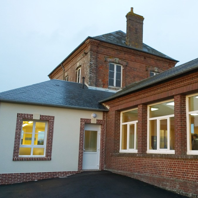 branellec bataille architecte extension accessibilite mairie bellou