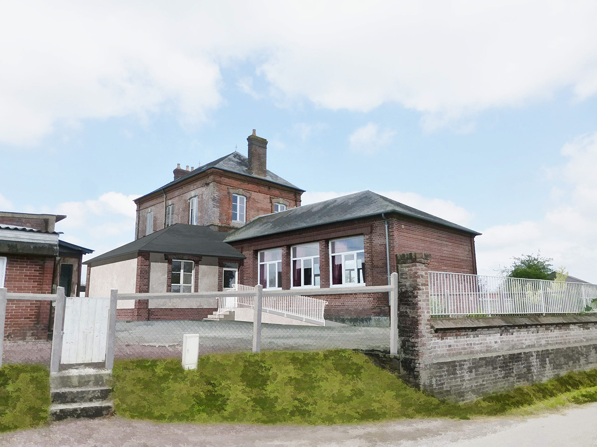 branellec bataille architecte extension accessibilite mairie bellou