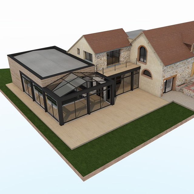 PROJET D&rsquo;AGRANDISSEMENT D&rsquo;UNE MAISON A&nbsp;ORGERES