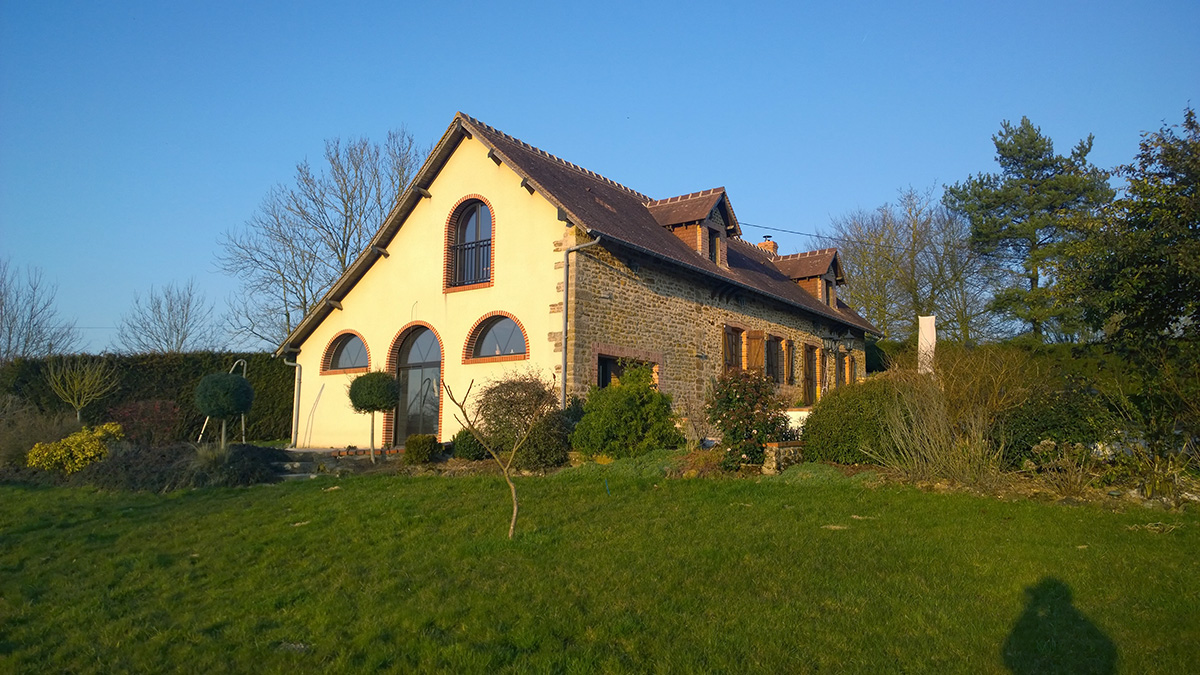 renovation extension agrandissement maison piscine interieure orgeres pays d'auge