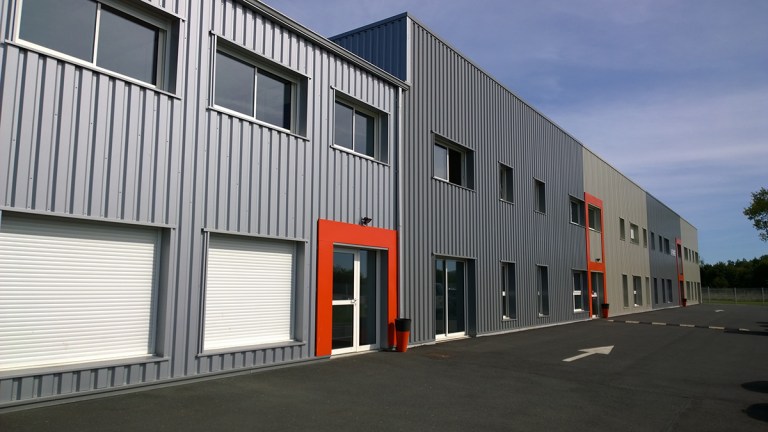 branellec bataille architecte bureaux depots entrepots bardage metallique pont l'eveque