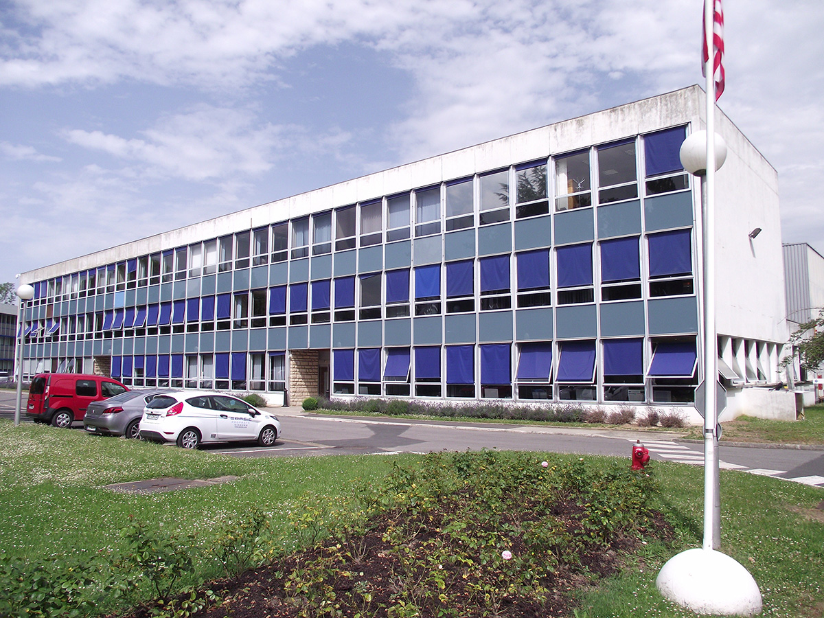 branellec bataille architecte renovation facades batiment bureaux verre mur rideau 3D verberie