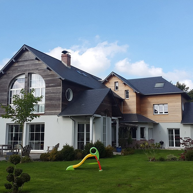 AGRANDISSEMENT d&rsquo;UNE MAISON A GONNEVILLE-SUR-HONFLEUR