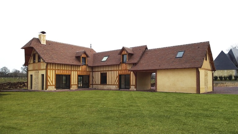 branellec bataille architecte construction maison colombages pays d'auge touques