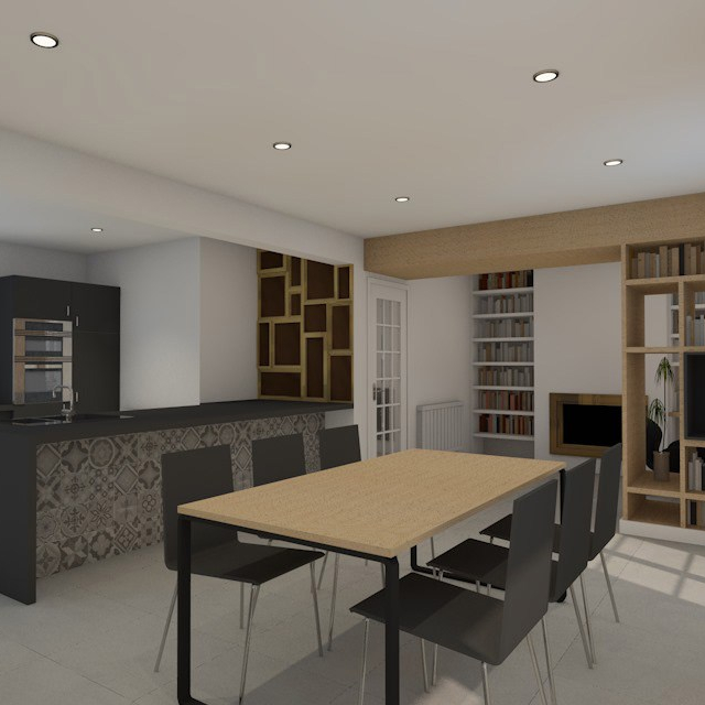 branellec bataille architecte amenagement interieur sejour cuisine equemauville 3D