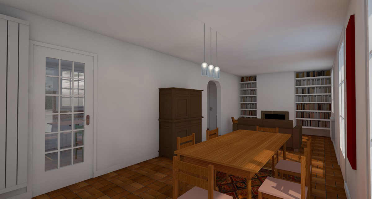 branellec bataille architecte amenagement interieur sejour cuisine equemauville 3D