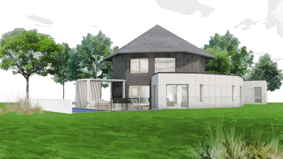 branellec bataille architecte extension maison bois contemporaine gonneville mer 3D