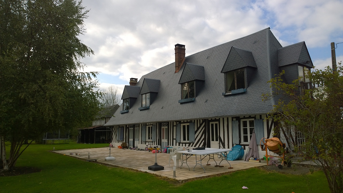 branellec bataille architecte maison renovation extension colombages saint simeon