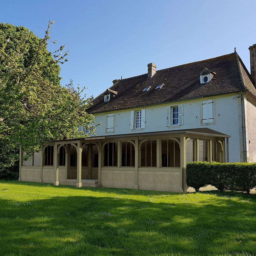 branellec bataille architecte agrandissement extension veranda goustranville