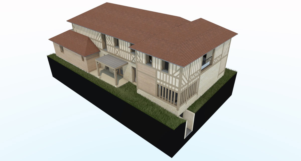 branellec bataille architecte construction maison tourville en auge