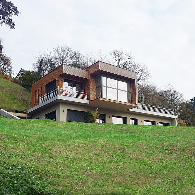 CONSTRUCTION D&rsquo;UNE MAISON A TROUVILLE-SUR-MER