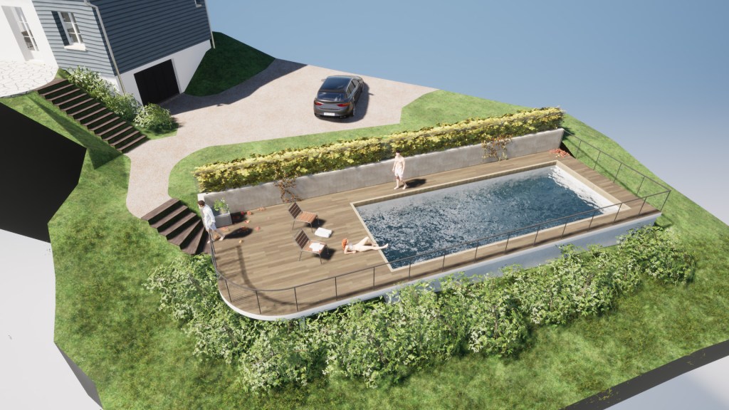 branellec bataille architecte piscine equemauville 3D