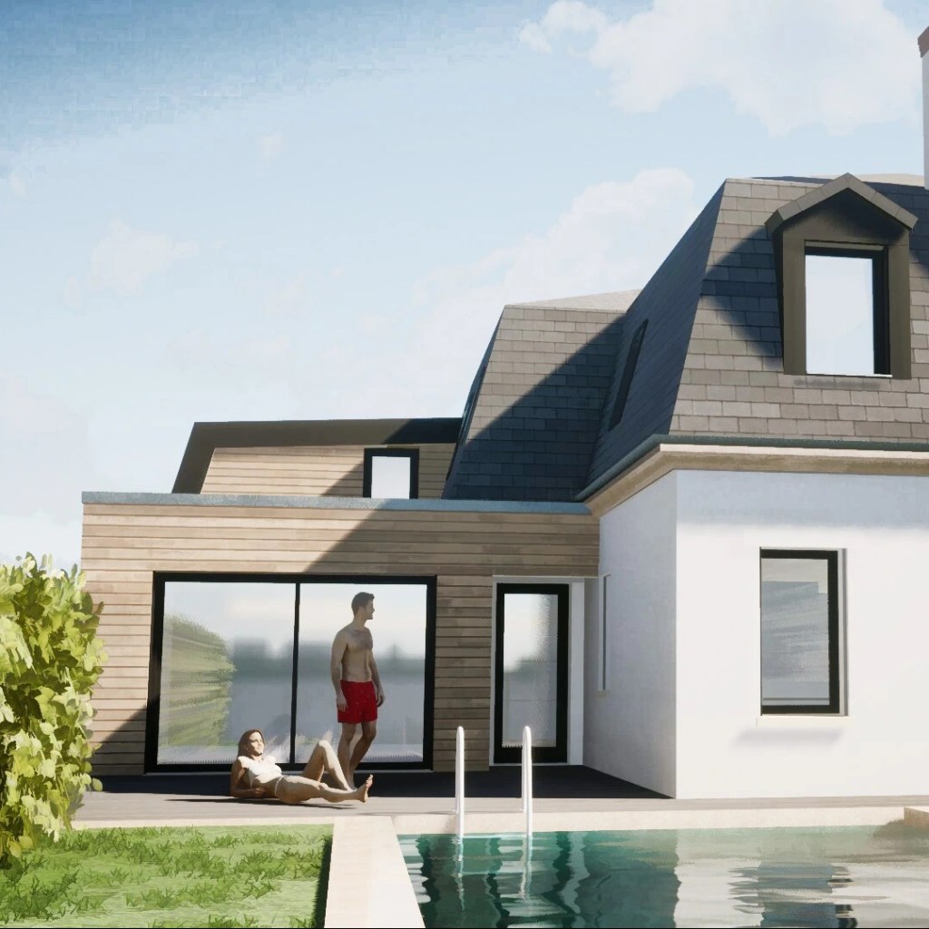 PROJET D&rsquo;EXTENSION D&rsquo;UNE MAISON A&nbsp;TOURGEVILLE