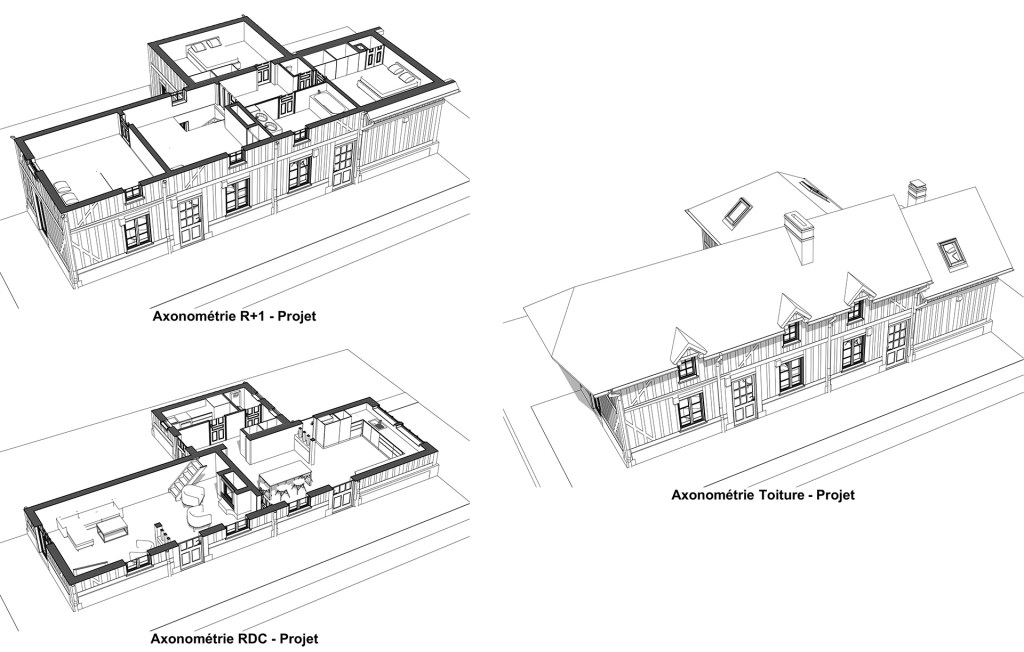branellec bataille architecte extension normande tuiles colombages julien calonne 3D
