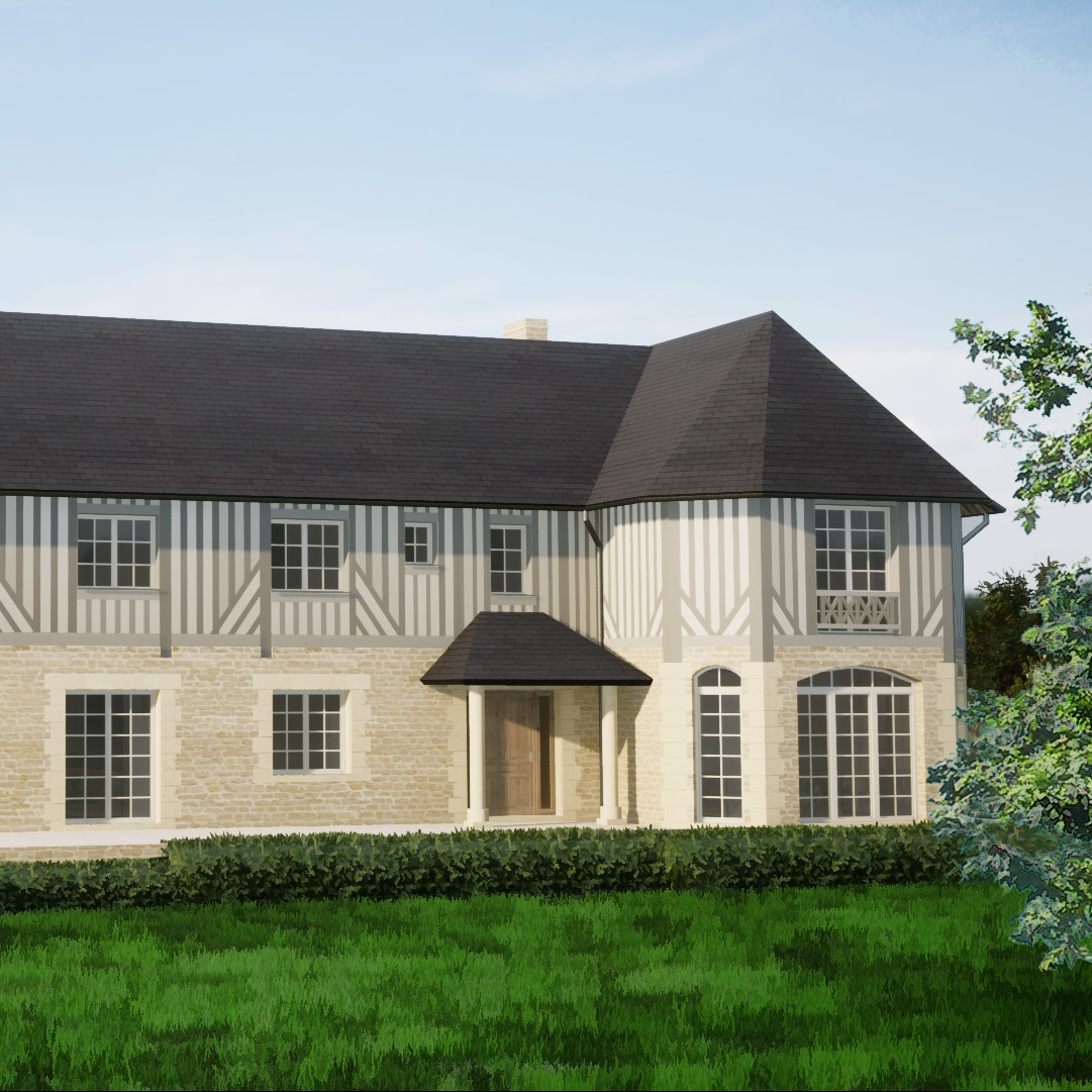 branellec bataille architecte renovation normande saint hymer 3D